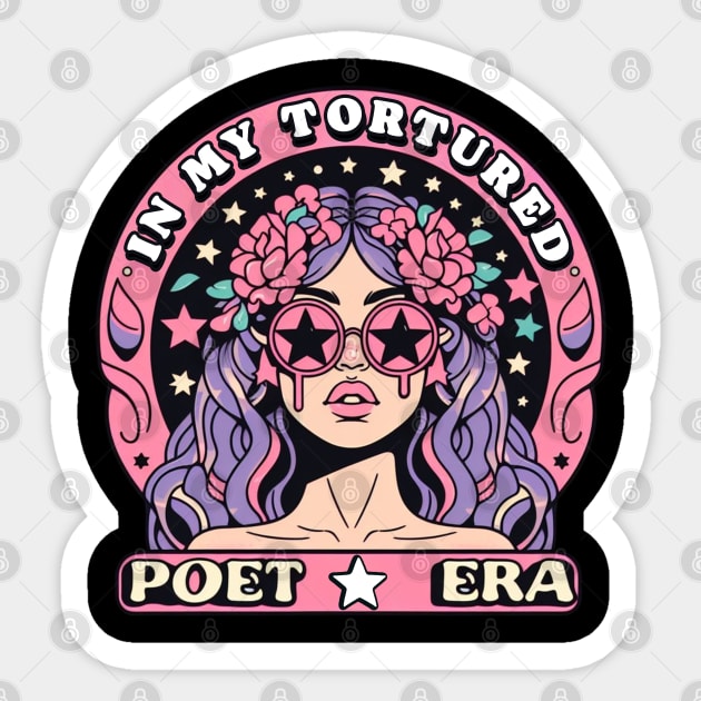 In My Tortured Poet Era Sticker by ZaikyArt